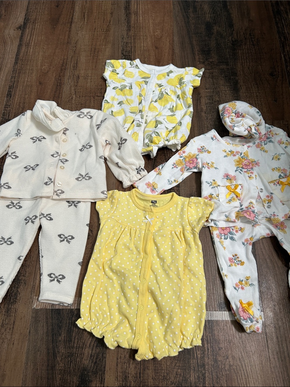 Sweater set ,2 one piece set and a pant set with hat